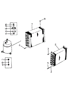 Unit Parts parts for Kenmore Heat Pump System 253.8741450 (2538741450, 253 8741450) from AppliancePartsPros.com