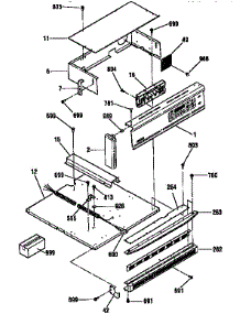 Control Section parts for Kenmore Wall Oven 911.40169690 (91140169690, 911 40169690) from AppliancePartsPros.com
