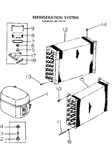 Refrigeration System parts for Kenmore Heat Pump System 253.7797110 (2537797110, 253 7797110) from AppliancePartsPros.com