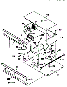 Control Panel Section parts for Kenmore Wall Oven 911.41059590 (91141059590, 911 41059590) from AppliancePartsPros.com