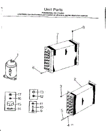 Unit Parts parts for Kenmore Heat Pump System 253.7793080 (2537793080, 253 7793080) from AppliancePartsPros.com