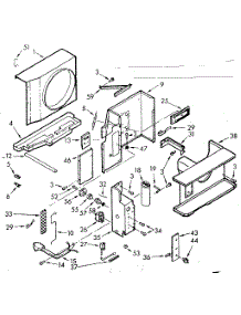 Air Flow Parts parts for Kenmore Heat Pump System 106.71700 (10671700, 106 71700) from AppliancePartsPros.com