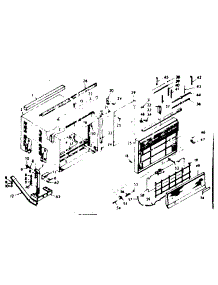 Cabinet Parts parts for Kenmore Heat Pump System 106.68960 (10668960, 106 68960) from AppliancePartsPros.com