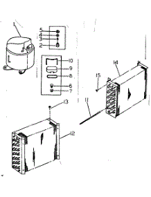 Refrigeration System parts for Kenmore Heat Pump System 253.72870 (25372870, 253 72870) from AppliancePartsPros.com