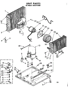 Unit Parts parts for Kenmore Heat Pump System 106.8712080 (1068712080, 106 8712080) from AppliancePartsPros.com