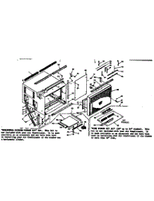 Cabinet Parts parts for Kenmore Heat Pump System 106.66621 (10666621, 106 66621) from AppliancePartsPros.com