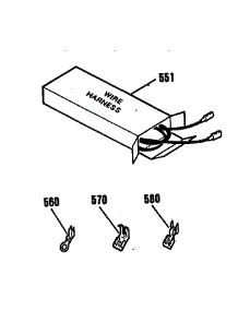 Wire Harness parts for Kenmore Wall Oven 911.4012993 (9114012993, 911 4012993) from AppliancePartsPros.com