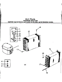 Unit Parts parts for Kenmore Heat Pump System 253.8711330 (2538711330, 253 8711330) from AppliancePartsPros.com