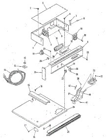 Control Panel Section parts for Kenmore Wall Oven 278.4288895 (2784288895, 278 4288895) from AppliancePartsPros.com