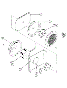 Blower Motors - Convection Fan - Upper Oven parts for Kenmore Wall Oven 212.41 / 1988 (21241 / 1988, 212 41 / 1988) from AppliancePartsPros.com