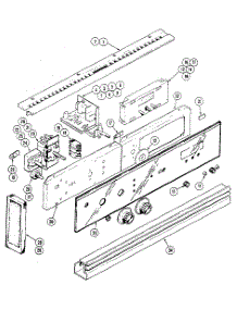 Control Panel parts for Kenmore Wall Oven 212.45 / 1988 (21245 / 1988, 212 45 / 1988) from AppliancePartsPros.com