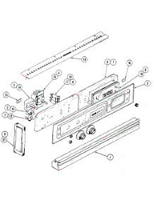Control Panel parts for Kenmore Wall Oven 212.37 / 1988 (21237 / 1988, 212 37 / 1988) from AppliancePartsPros.com
