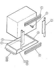 Body / Liner / Trim - Upper & Lower Oven parts for Kenmore Wall Oven 21334 from AppliancePartsPros.com
