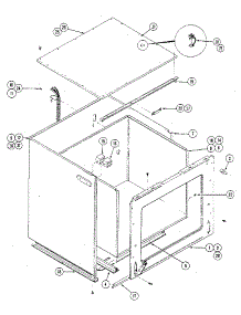 Body / Liner / Trim - Lower Oven parts for Kenmore Wall Oven 21334 from AppliancePartsPros.com