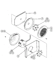 Fan - Convection parts for Kenmore Wall Oven 212.44 / 1988 (21244 / 1988, 212 44 / 1988) from AppliancePartsPros.com