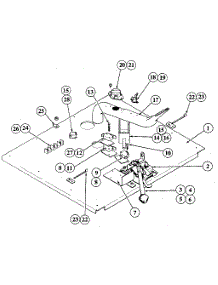 Basic Body - Internal Components parts for Kenmore Wall Oven 212.44 / 1988 (21244 / 1988, 212 44 / 1988) from AppliancePartsPros.com