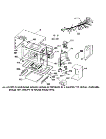 Microwave Body parts for Kenmore Wall Oven 911.41489991 (91141489991, 911 41489991) from AppliancePartsPros.com