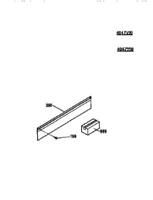 Optional Filler Trim Kit parts for Kenmore Wall Oven 911.48065791 (91148065791, 911 48065791) from AppliancePartsPros.com