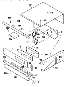 Control Panel parts for Kenmore Wall Oven 911.4703591 (9114703591, 911 4703591) from AppliancePartsPros.com