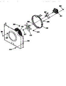 Fan Section parts for Kenmore Wall Oven 911.4803592 (9114803592, 911 4803592) from AppliancePartsPros.com