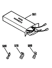 Wire Harness parts for Kenmore Wall Oven 911.4832595 (9114832595, 911 4832595) from AppliancePartsPros.com