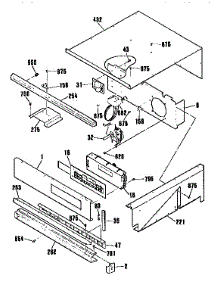 Main Top Section parts for Kenmore Wall Oven 911.4803992 (9114803992, 911 4803992) from AppliancePartsPros.com