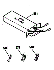 Wire Harness parts for Kenmore Wall Oven 911.4803591 (9114803591, 911 4803591) from AppliancePartsPros.com