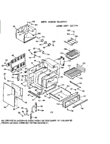 Lower Body Section parts for Kenmore Microwave 103.9877910 (1039877910, 103 9877910) from AppliancePartsPros.com
