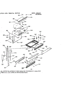 Upper Oven Pedestal Section parts for Kenmore Microwave 103.9877910 (1039877910, 103 9877910) from AppliancePartsPros.com