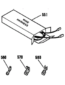 Wire Harnesses And Components parts for Kenmore Wall Oven 911.4842994 (9114842994, 911 4842994) from AppliancePartsPros.com