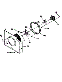 Fan Section parts for Kenmore Wall Oven 911.47065690 (91147065690, 911 47065690) from AppliancePartsPros.com