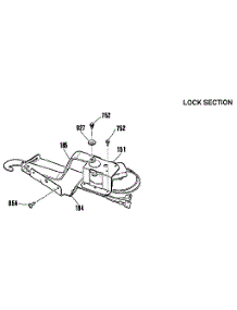 Lock Section parts for Kenmore Wall Oven 911.4832993 (9114832993, 911 4832993) from AppliancePartsPros.com