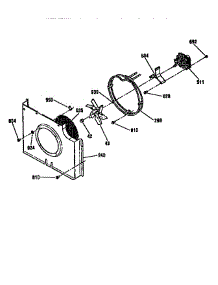 Fan parts for Kenmore Wall Oven 911.47069791 (91147069791, 911 47069791) from AppliancePartsPros.com