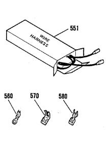Wire Harnesses parts for Kenmore Wall Oven 911.4742590 (9114742590, 911 4742590) from AppliancePartsPros.com