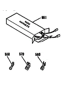 Wire Harnesses And Components parts for Kenmore Wall Oven 911.4832995 (9114832995, 911 4832995) from AppliancePartsPros.com