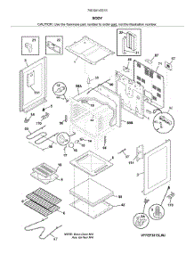 Body parts for Kenmore Range 790.94143313 (79094143313, 790 94143313) from AppliancePartsPros.com