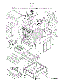 Body parts for Kenmore Range 790.4252231A (7904252231A, 790 4252231A) from AppliancePartsPros.com