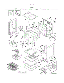 Body parts for Kenmore Range 790.94159311 (79094159311, 790 94159311) from AppliancePartsPros.com