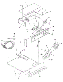 Control Panel Section parts for Kenmore Wall Oven 911.4038816 (9114038816, 911 4038816) from AppliancePartsPros.com