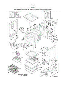 Body parts for Kenmore Range 790.94152312 (79094152312, 790 94152312) from AppliancePartsPros.com