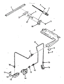 Burner Section parts for Kenmore Wall Oven 911.3248292 (9113248292, 911 3248292) from AppliancePartsPros.com