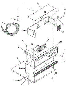 Control Panel Section parts for Kenmore Wall Oven 911.4018893 (9114018893, 911 4018893) from AppliancePartsPros.com