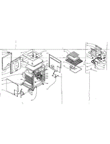 Oven Body parts for Kenmore Wall Oven 154.41080 (15441080, 154 41080) from AppliancePartsPros.com
