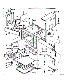 Cabinet Parts parts for Kenmore Range 850.4428190 (8504428190, 850 4428190) from AppliancePartsPros.com