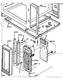 Control Panel Parts parts for Kenmore Range 850.4428190 (8504428190, 850 4428190) from AppliancePartsPros.com