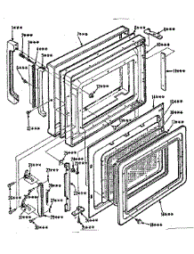 Door Parts parts for Kenmore Range 850.4428190 (8504428190, 850 4428190) from AppliancePartsPros.com