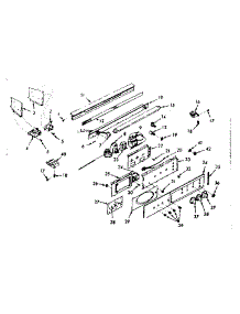 Control Panel Section parts for Kenmore Wall Oven 103.3277001 (1033277001, 103 3277001) from AppliancePartsPros.com