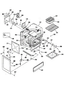 Oven Body Section parts for Kenmore Range 911.7340192 (9117340192, 911 7340192) from AppliancePartsPros.com