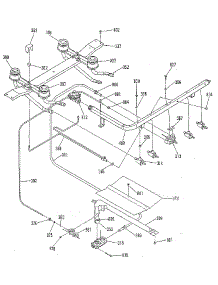 Burner Section parts for Kenmore Range 911.6108813 (9116108813, 911 6108813) from AppliancePartsPros.com