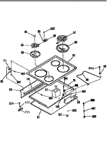 Main Top Section parts for Kenmore Range 911.45565690 (91145565690, 911 45565690) from AppliancePartsPros.com